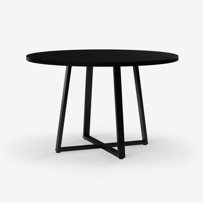 4 - 6 Seater Oak Round Ansa Dining Table - Morden Home Craft